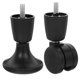 thumbnail image 2 of juego de ruedas de repuesto para patas de silla, ruedas para muebles, ruedas para sillas de oficina, 2 of 8