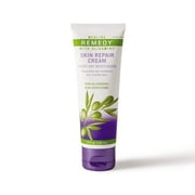 Medline Remedy Skin Repair Cream with Olivamine, 4oz., Lightly Scented, For Dry, Cracked Skin