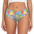 thumbnail image 1 of Fotbe Colorful Easter eggs Calzones Estampados para Mujer – Ropa Interior de Algodón, Cómoda, Suave y Elástica-Large, 1 of 6