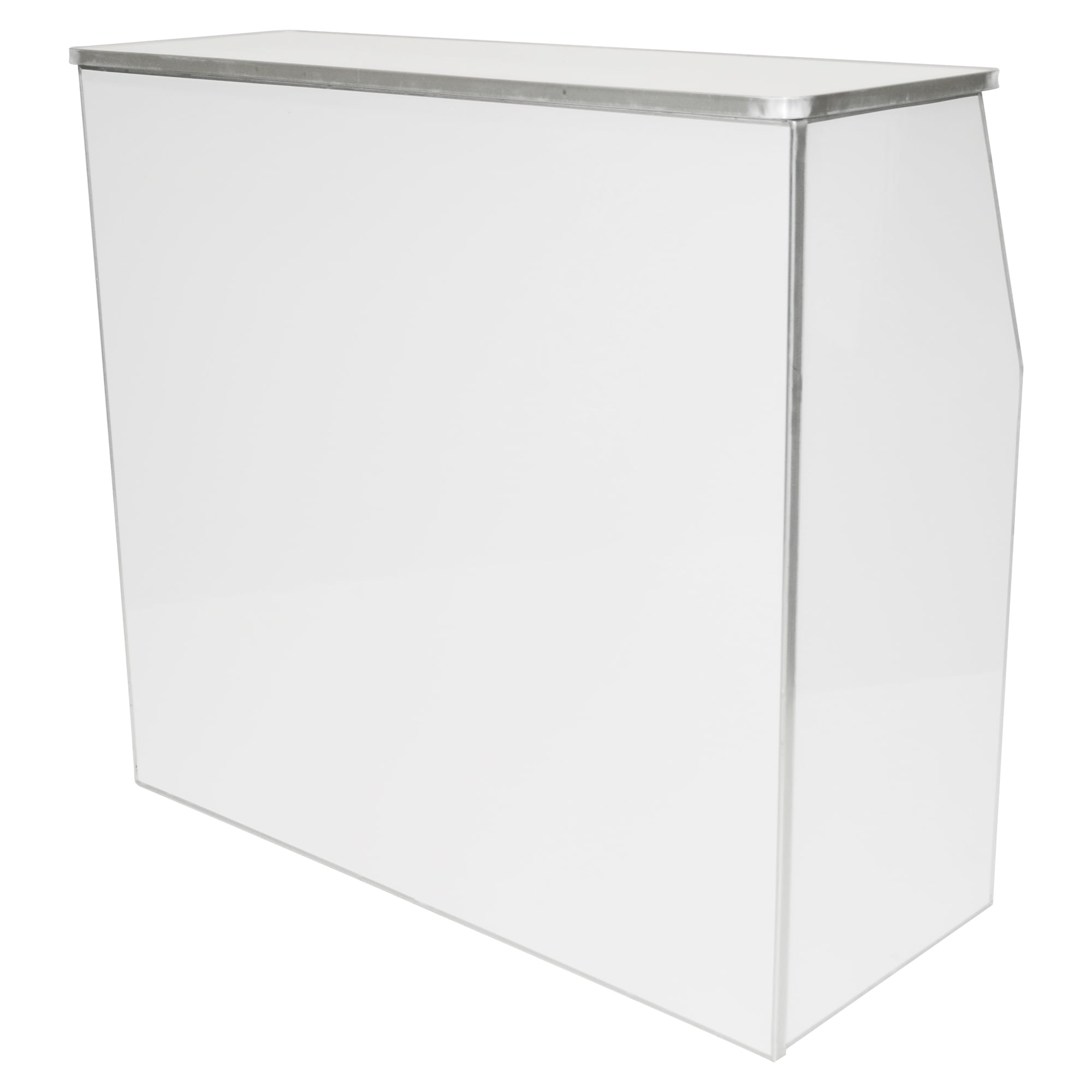 4' WFT Series Portable Bar - White