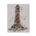 Nautical Lighthouse Light House Stencil Template Reusable 8.5 x 11 for ...