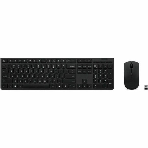 Combo Teclado y Mouse Inalámbricos Recargables Lenovo US