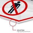 thumbnail image 6 of Restricted Area Sign, Do Not Enter Authorized Personnel Only Sign,, 6 of 8
