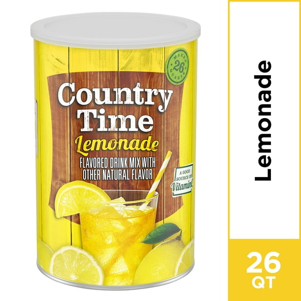 Country Time Lemonade Drink Mix, 63 oz Canister