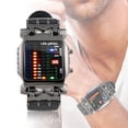 thumbnail image 4 of Unisex Watch, Watch, LED Binary Display Adjustable PU Strap Wristwatch, For Male For Female, 4 of 8