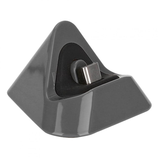 POCREATION Charging Base,Portable Triangular Type-C Charging Base Metal Bottom Charger For Switch / Lite Host,Type-C Charger