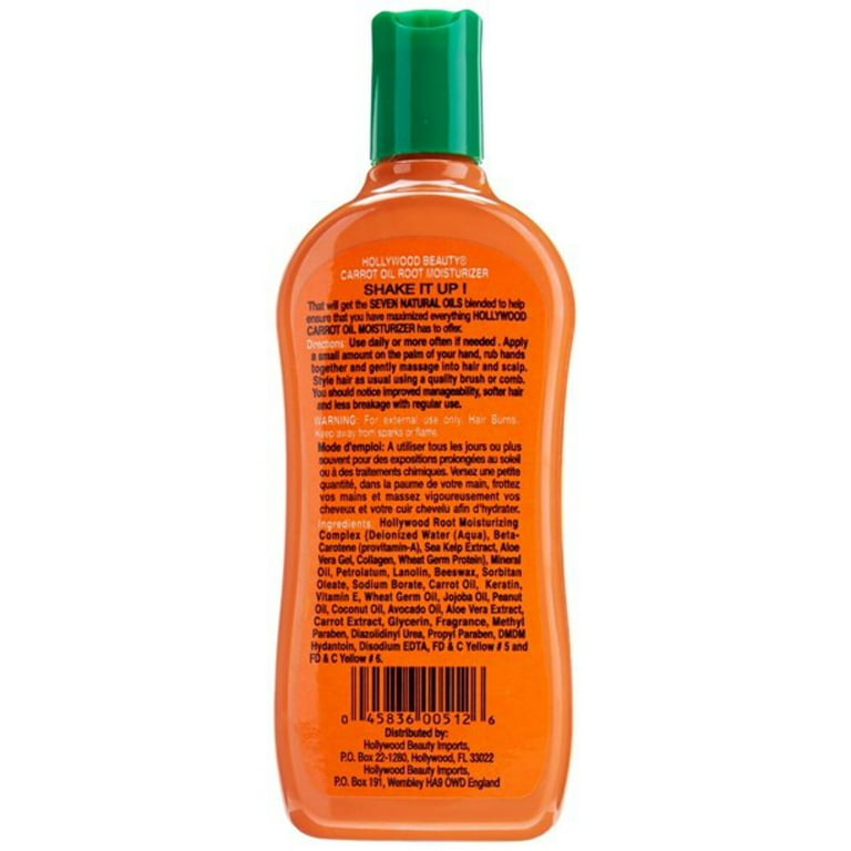 Hollywood Beauty Carrot Oil Moisturizer Hollywood Beauty Carrot Oil Moisturizer