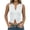 White, variant on Womens Tank Tops Sexy Crop Sleeveless Top V Neck Tight Double Lined Open Front Vest Zip Up Work Business Shirts/White/XL