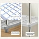 thumbnail image 5 of Estantería de almacenamiento independiente de 4 niveles de plástico y metal con estantes ventilados, capacidad para 25 kg, organizador que ahorra espacio para despensa de cocina, garaje,, 5 of 9