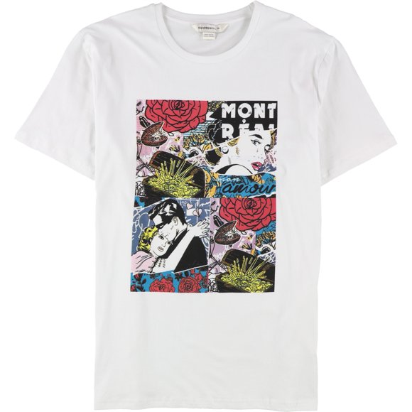 Elevenparis Hombre Bandit Graphic T-Shirt blanco S