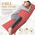 thumbnail image 5 of Lsque Retro Lobsters Body Pillow Case Cover,Ultra-Soft Microfiber Bed Pillow Cases 20x54 inches,Elegant Bedding,Breathable Durable Pillow Cover with Envelope Closure, 5 of 8