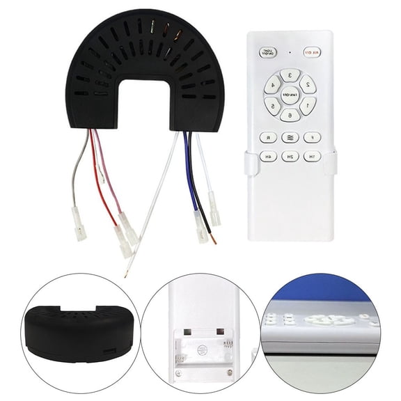 DC Frequency Conversion 24V 6-Speed Ceiling Fan Light Remote Control Kit