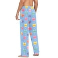 thumbnail image 3 of FORMRS Mens Pajama Pants with Pockets Cotton Sleepwear Lounge Bottoms Sizes S-2XL, Cartoon Cat Pattern, 3 of 7