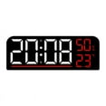 thumbnail image 1 of Electronic Clock Multi-functional LED Alarm Clock Temperature Jump Seconds Display Countdown Bedside Clock, 1 of 4