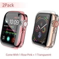 thumbnail image 2 of 2 Suitable for Iwatch6/5/4/3 Generation All-inclusive Apple 360 Watch Pc Electroplating Protective Case Tempered Film Anti-scratch Drop-resistant, 2 of 5