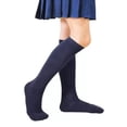 thumbnail image 1 of Calceta Escolar Todas Las Tallas 12 Pares Para Niña Talla 13/18 Azul, 1 of 2