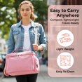 thumbnail image 5 of Breast Pump Bag for Spectra S1 & S2, Insulated Breast Pump Travel Bag, Spectra Pump Carrying Bag with Cooler, Travel Organizer & Waterproof Mat, Pink, 5 of 10