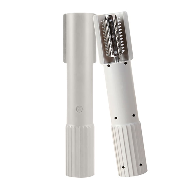 Portable Electric Handheld Grater & Scraper, Serrated Rotating Kitchen Tool for Coconut, Fish & Shredding