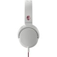 thumbnail image 3 of Skullcandy Riff on-ear Headphones with Microphone, White/Crimson, 3 of 4