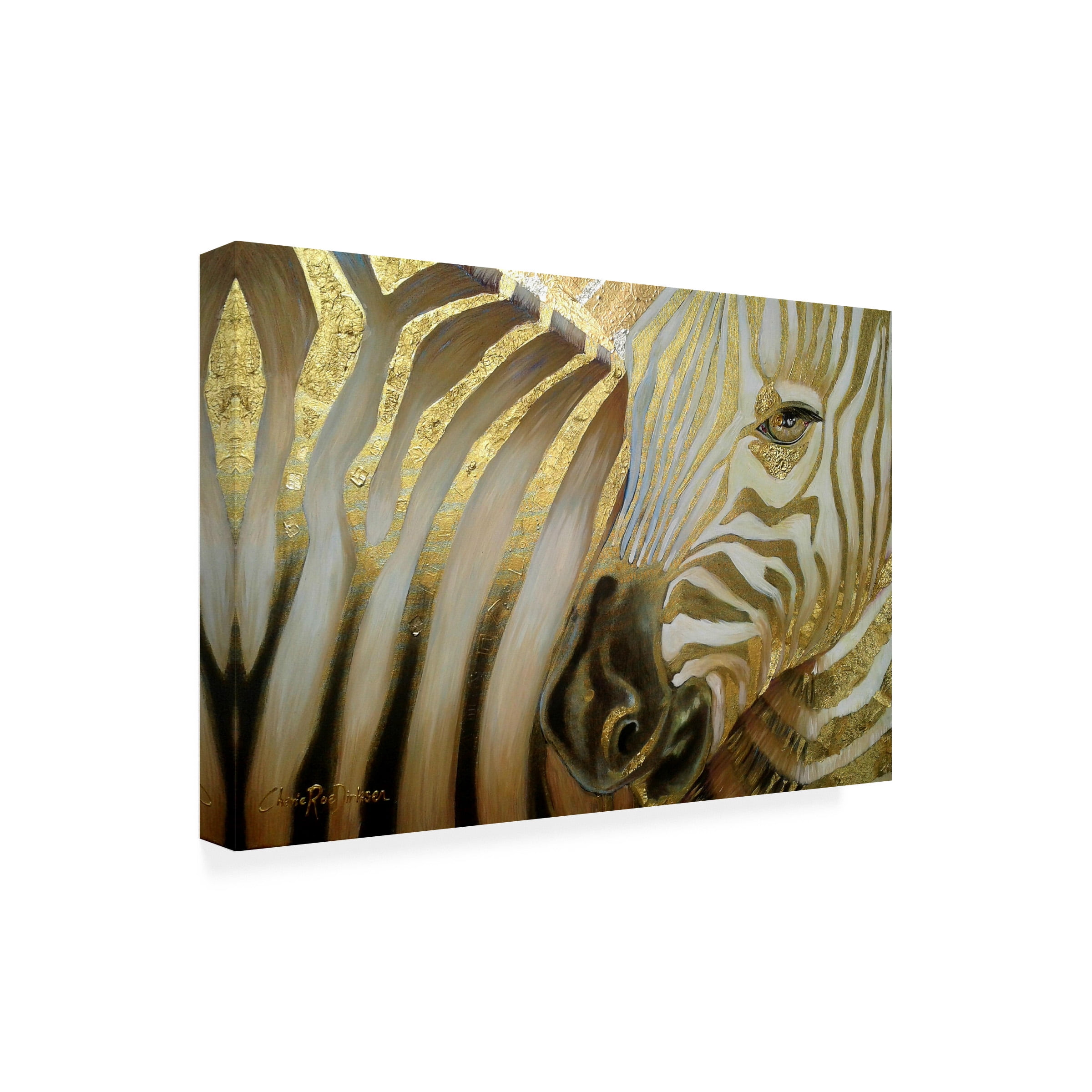 Cherie Roe Dirksen 'Zebra Codex' Canvas Art