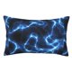 thumbnail image 1 of Fotbe Blue Lightning Funda de Almohada Decorativa Estilo Occidental, Lujo en Algodón, Fundas para Almohadas King, Cojín Estampado para Decoración del Hogar-14"x20", 1 of 6