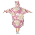 thumbnail image 2 of BZSMCE Wearable Blanket Hoodie Fashion Starry Constellation Dance Home Wear, 2 of 7