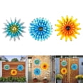thumbnail image 6 of Home Wall Hanging Wrought Iron Flower Home Wall Decoration Sun Flower Decoration, 6 of 9