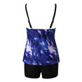 thumbnail image 6 of DHFJKG Tankini Swimsuits For Women Floral Print 2 Piece Swimwear Set Adjustable Straps Swim Tank Top With Boyshorts Bottom Stylish Beachwear, 6 of 9