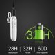 thumbnail image 5 of Auricular Bluetooth perfke con micrófono inalámbricos para juegos Deportes al aire libre blanco, 5 of 9
