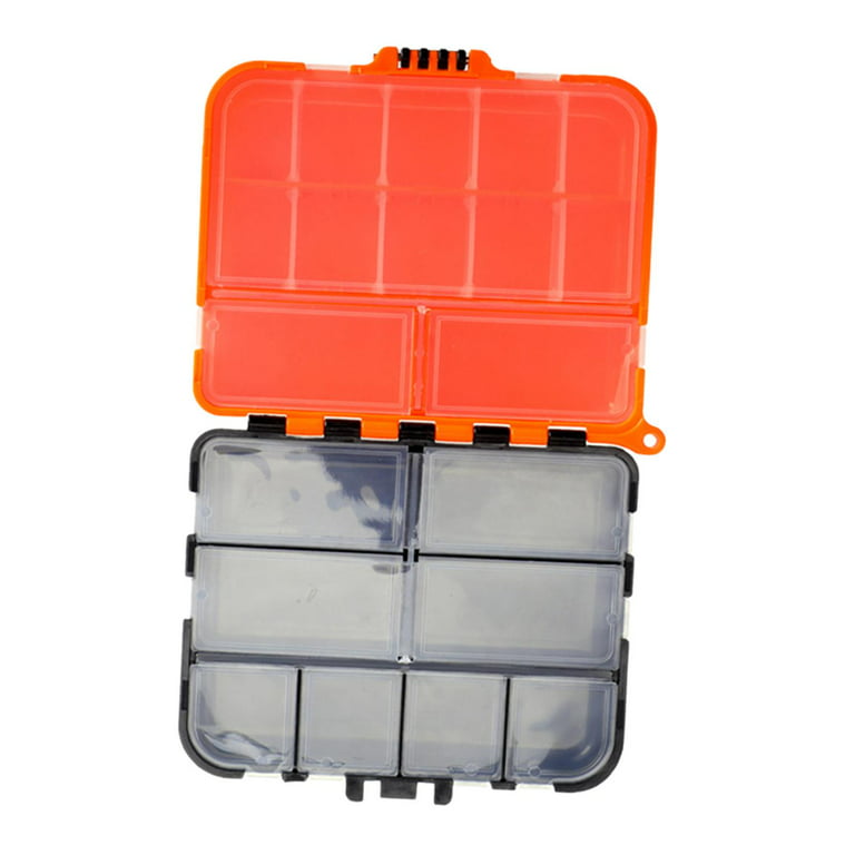 Fishing Tackle Box, Lightweight Lure Hook Box Storage Trays, Adjustable  Dividers Organizer Case 