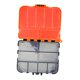 thumbnail image 5 of Caja de aparejos de pesca de doble cara con asa, caja de señuelos, organizador de anzuelos de pesca ligero, divisores extraíbles multifunción, 5 of 9