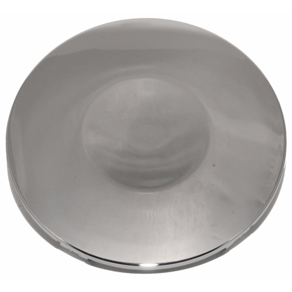 OER Black Rally II Center Cap For 1967-1972 Pontiac GTO, Firebird, Grand Prix - Chrome Plated Steel - OEM 9792996