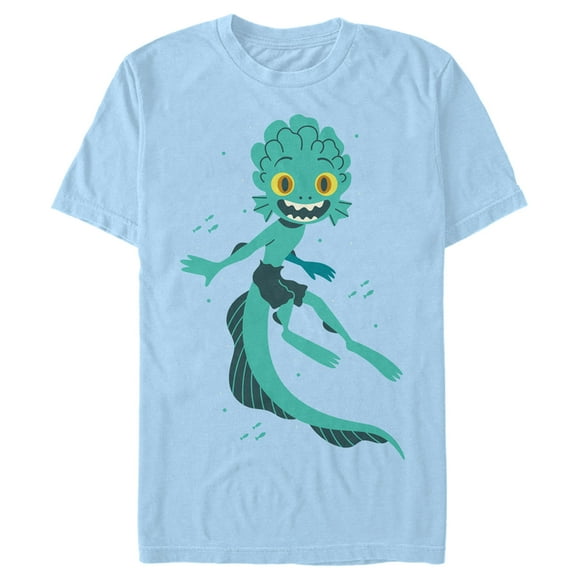 Men's Luca Under the Sea  T-Shirt - Light Blue - Medium