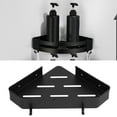 thumbnail image 4 of Bathroom Corner Rack, Wall Mounted Space Aluminum Shower Corner Shelf   For Hotel For Bathroom, 4 of 8