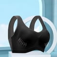thumbnail image 6 of VISALY Wireless Bras Full Coverage Bras 3Pc Seamless Bras Mesh Cup Soft Bras for Women No Underwire with Support and Lift Plus Size Bras Breathable Bras Everyday Bras for Women Rose Gold L, 6 of 8