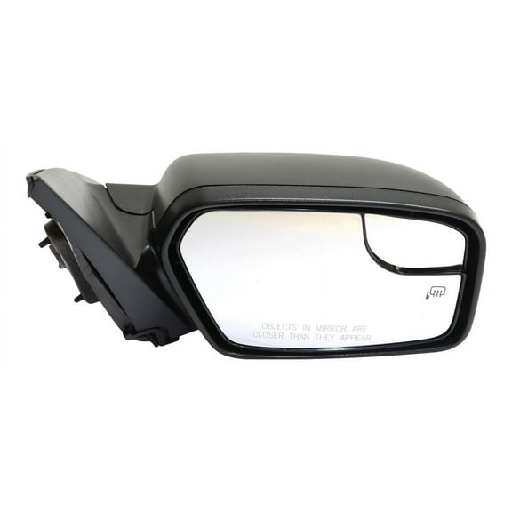 MIRROR Compatible For 2011-2012 Ford Fusion Right Passenger Heated Power Glass Textured Black