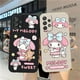 thumbnail image 2 of Case For Samsung Galaxy A91 A73 A72 A71 A53 A52 A51 A42 A33 AO3S 4G 5G Simple Liquid silicone Case Cartoon My Melody, 2 of 5