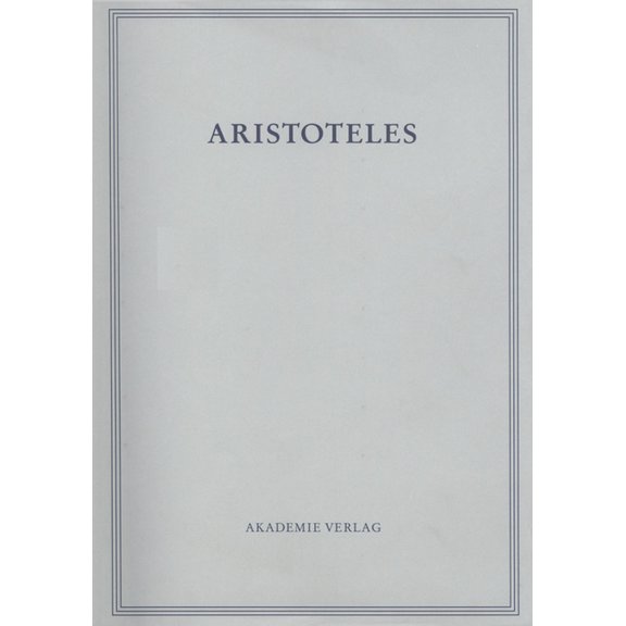 Analytica Priora. Buch I, (Hardcover)