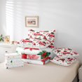 thumbnail image 6 of Castle Fairy Red Truck Boy Girl Twin Bedding Sets 7-Piece,Christmas Flower Tree Bedding Comforter Set Microfiber,Xmas Festival Breathable Sheet Sets,Luxury Bedroom Decor,Reversible, 6 of 8