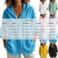 thumbnail image 4 of AKOEE Womens Button Down Hoodie Shirts Loose Fit Casual Wrinkled Lightweight Comfy Long Sleeve Blouses (M, Light Blue), 4 of 8