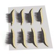 thumbnail image 1 of Adhesivo delineador de ojos con pestañas, 4 pares de delineador de ojos y pegatinas de pestañas impermeables pegatinas de pestañas hechas con cuidado, 1 of 8