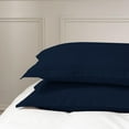 thumbnail image 4 of 1 Piece New Straight Line Pattern Comforter, 800 TC, 100% Egyptian Cotton, Twin/Twin XL Size Navy Solid, 4 of 6