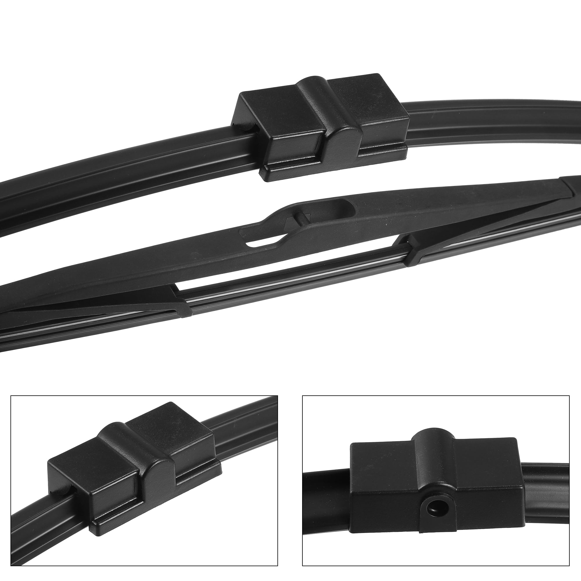 Unique Bargains 3 Pcs Car Front Rear Windscreen Wiper Blades for Ford Focus MK2