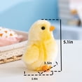 thumbnail image 3 of Soft Chicken Stuffed Animal Plush Doll，Imitation Chicken Plush Toy Animal Teaching Easter Model Decor, 3 of 9