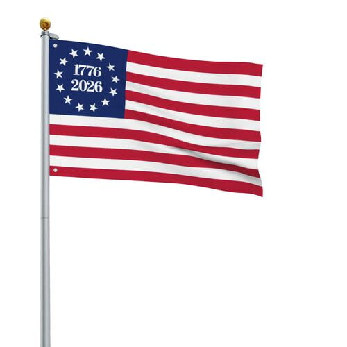 1776Bennington 250 Anniversary USA Flag 3x2Ft Outdoor Double Sided BetsyRoss Flags 13 Colonies US 2026 American Flag with 2 Brass Grommets For Outside Indoor Decor