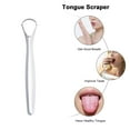 thumbnail image 2 of Raspador de lengua, paquete de 2 en diferentes formas, reduce el mal aliento, limpiadores de leng MABOTO Raspador de lengua, 2 of 7