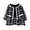 Black, variant on Efsteb Infant Toddler Baby Girl Dresses Solid Color Plaid Splicing Long Sleeve Dress Long Sleeve Plaid Jacket Coat Oufits Sets Fall Winter Clothes Black 24 Months