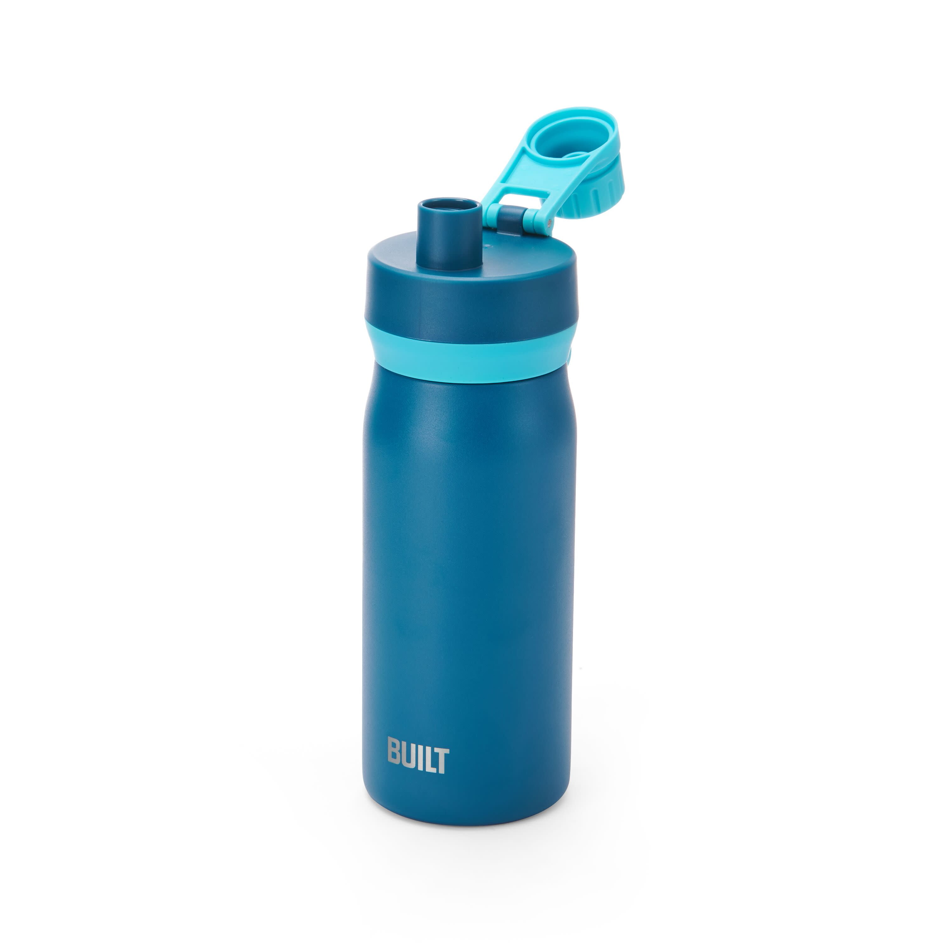 Built Kids 16 oz. Stainless Steel Flip Top Water Bottle Mug