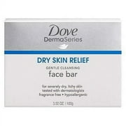 Dove DermaSeries Facial Cleansing Bar Dry Skin 3.52 oz (Pack of 3)