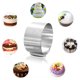 thumbnail image 4 of Herramienta de molde para hornear pasteles circulares de anillo de pastel de acero inoxidable retráctil yeacher anillo de pastel, 4 of 6